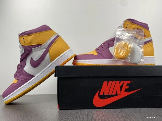 Rep Onekick Jordan 1 High OG Air 555088-706 Brotherhood 0713